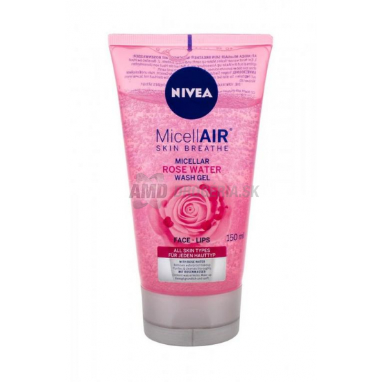 NIVEA PLEŤOVÝ ČISTIACI GÉL MICELÁRNY ROSE 150 ML 