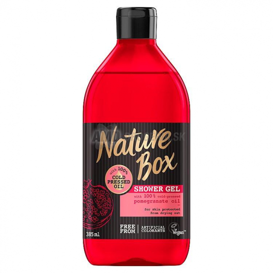 NATURE BOX SPRCHOVÝ GÉL GRANÁTOVÉ JABLKO 385 ML