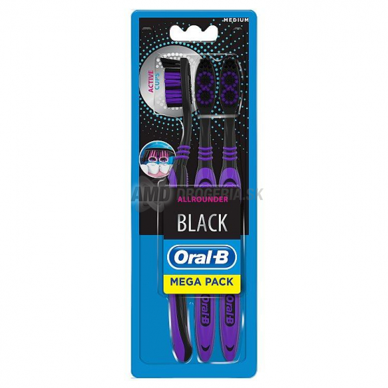 ORAL-B ZK BLACK MEDIUM 3KS