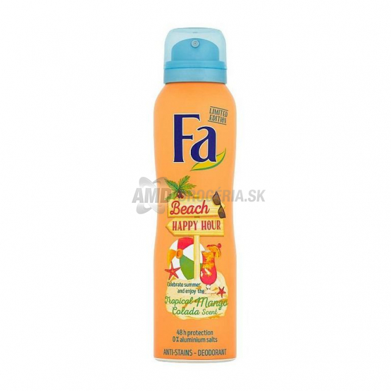 FA DEODORANT BEACH TROPICAL 150 ML