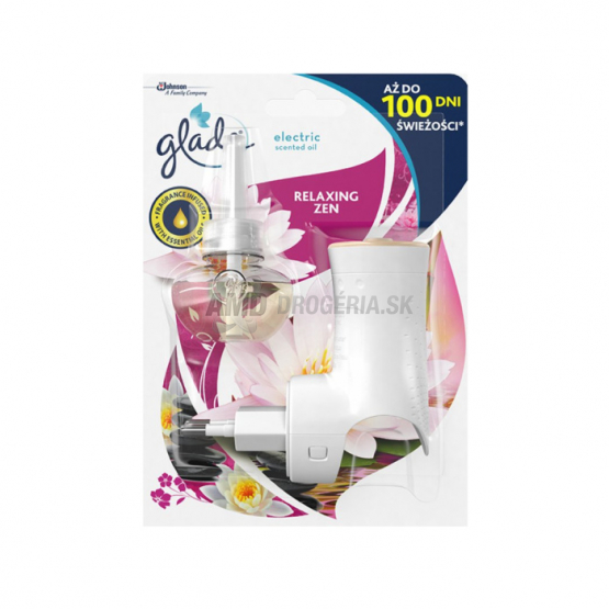 GLADE ELEKTRICKÝ KOMPLET RELAXING ZEN 1+20 ML 