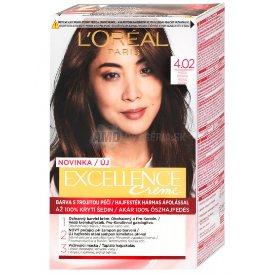 LOREAL EXCELLENCE 4.02 HNEDÁ DÚHOVÁ