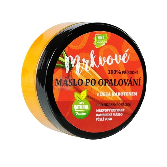 BIO MRKVOVÉ MASLO PO OPAĽOVANÍ 150ML