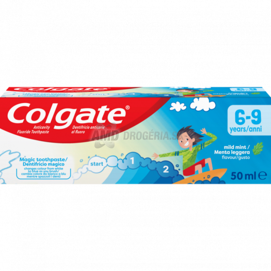 COLGATE DETSKÁ YUBNÁ PASTA MILD MINT 6-9 R 50 ML