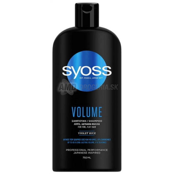 SYOSS ŠAMPÓN  VOLUME 750ML