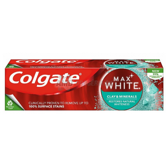 COLGATE ZUBNÁ PASTA MAX WHITE CLAY MINERAL 75ML