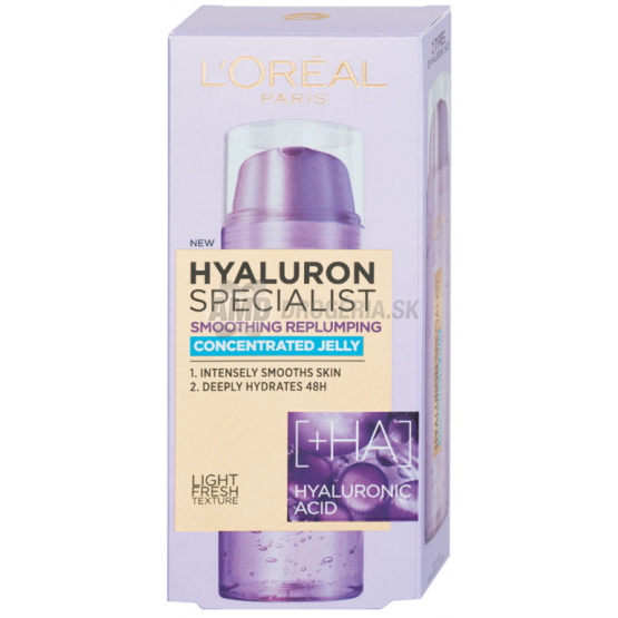 LOREAL HYALURON SPECIALIST JELLY GÉLOVÝ KRÉM VYPLŇUJÚCI DENNÝ 50ML 