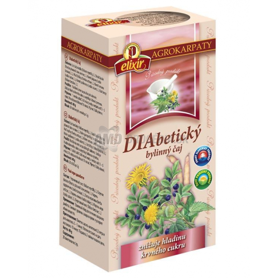 AGROKARPATY ELIXÍR ČAJ DIABETICKÝ 20X2G