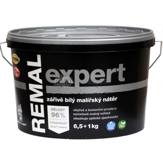 REMAL EXPERT ŽIARIVO BIELA MALIARSKA FARBA 6,5+1KG