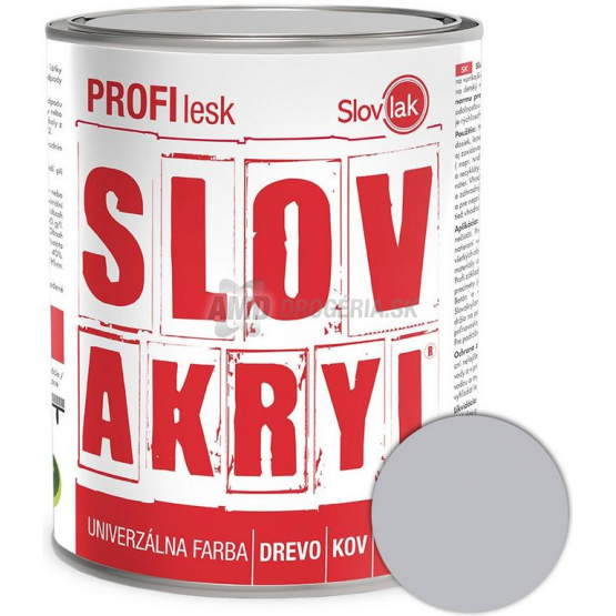 SLOVAKRYL PROFI LESK 1003/RAL7035 0,75KG ŠEDÝ