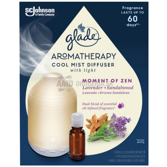 GLADE AROMATHERAPY T DIFFUSER  MOMENT OF ZEN 17,4ML