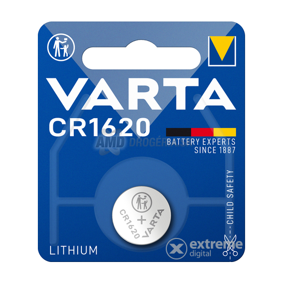 VARTA CR1620 LITHIUM 3V 1KS