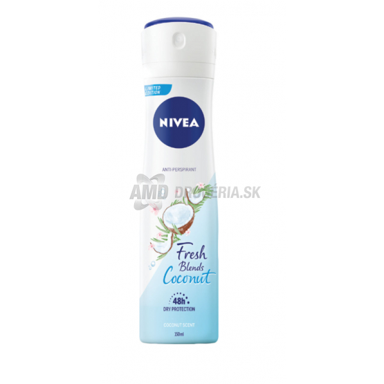 NIVEA  ANTIPERSPIRANT FRES BLENDS COCONUT 150ML