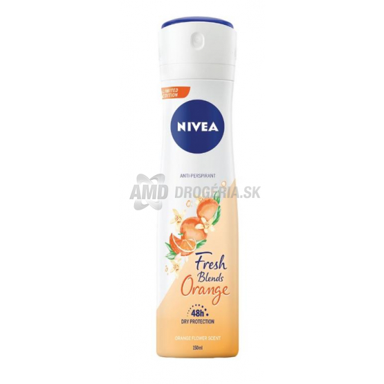 NIVEA ANTIPERSPIRANT FRESH BLENDS ORANGE 150ML