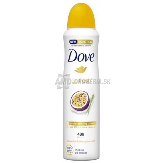 DOVE DEO GO FRESH PASSION FRUIT & LEMONGRASS 150ML 