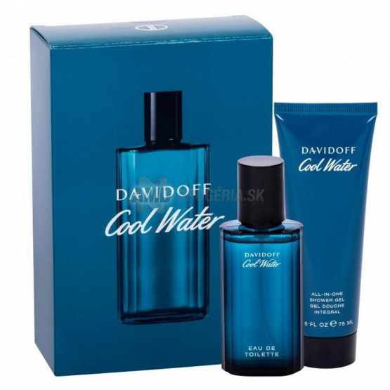 KAZETA DAVIDOFF COOL WATER MEN  TOALETNÁ VODA 40ML + SPRCHOVÝ GÉL 75ML