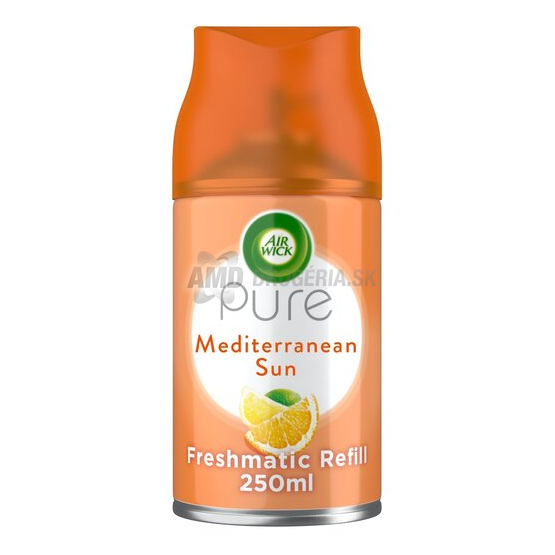 AIR WICK AUTOMATICKÝ SPREJ NÁHRADNÁ NÁPLŇ  MEDITERRRANEAN FRESHMATIC REFILL SUN 250ML