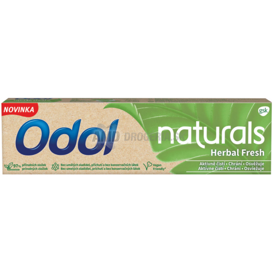 ODOL ZUBNÁ PASTA NATURAL HERBAL FRESH 75ML