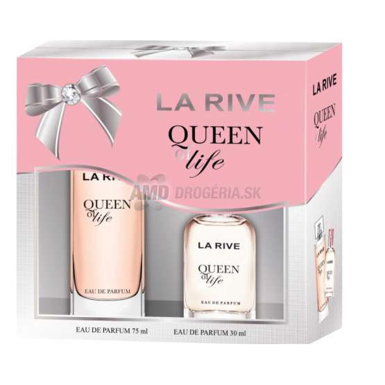 KAZETA LA QUEEN OF LIFE  PARFUMOVANÁ VODA 75ML + PAFUMOVANÁ VODA 30ML