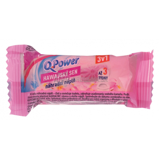 Q POWER WC NÁHRADA DO WC BLOKU HAWAJSKÝ SEN 40G