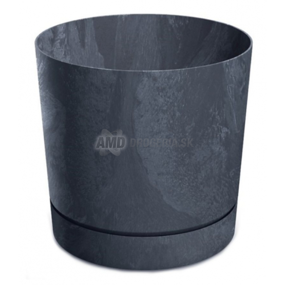 KVETINÁČ DPOP130E TUBO P BETON 12,8X12,8CM/1,2L ANTRACIT