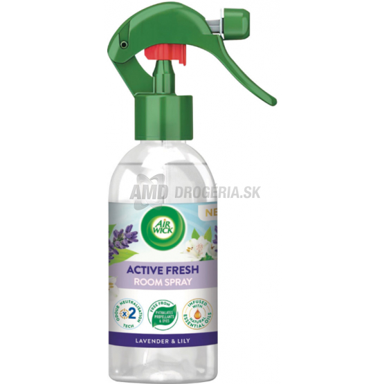 AIR WICK ACTIVE FRESH LEVANDUĽA A KONVALINKA V SPREJI 237ML