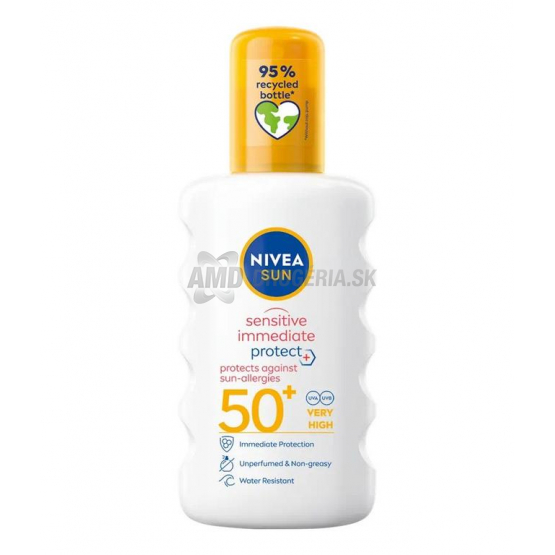 NIVEA SUN PURE& SENSITIVE SPREJ NA OPAĽOVANIE  OF50+ 200ML