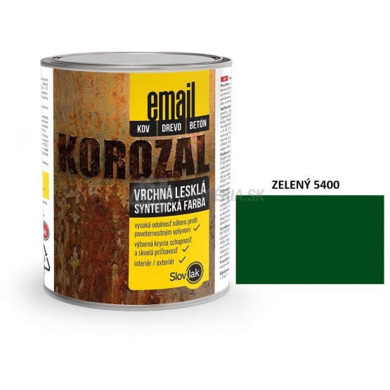 KOROZAL EMAIL ZELENÝ 5400 10KG 