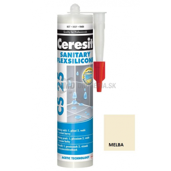 CERESIT CS25 SILIKÓN SANITÁRNY  MELBA 280ML