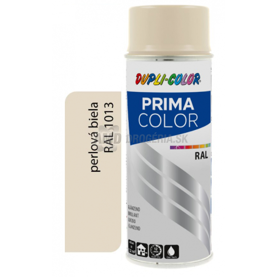 DUPLI COLOR PRIMA SPRAY RAL 1013 PERLOVÁ BIELA 400ML LESK