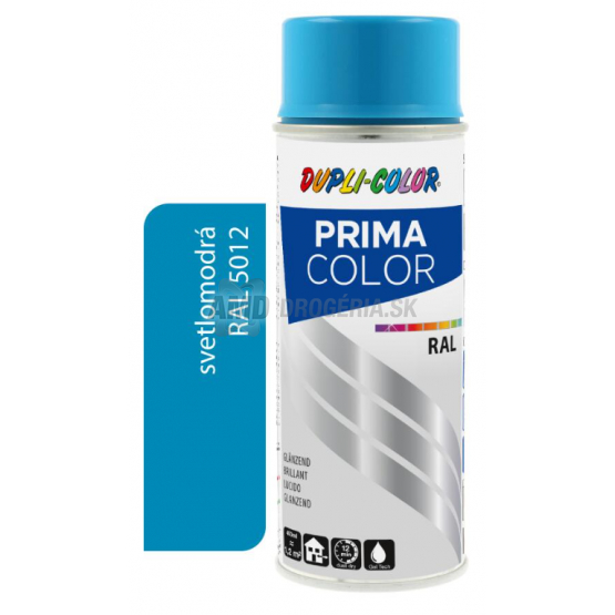 DUPLI COLOR PRIMA SPRAY RAL 5012 SVETLOMODRÁ 400ML LESK