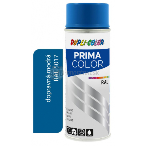 DUPLI COLOR PRIMA SPRAY RAL DOPRAVNÁ MODRÁ 5017 400ML LESK 