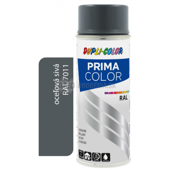 DUPLI COLOR PRIMA SPRAY RAL 7011 OCEĽOVÁ ŠEDÁ 400ML LESK 