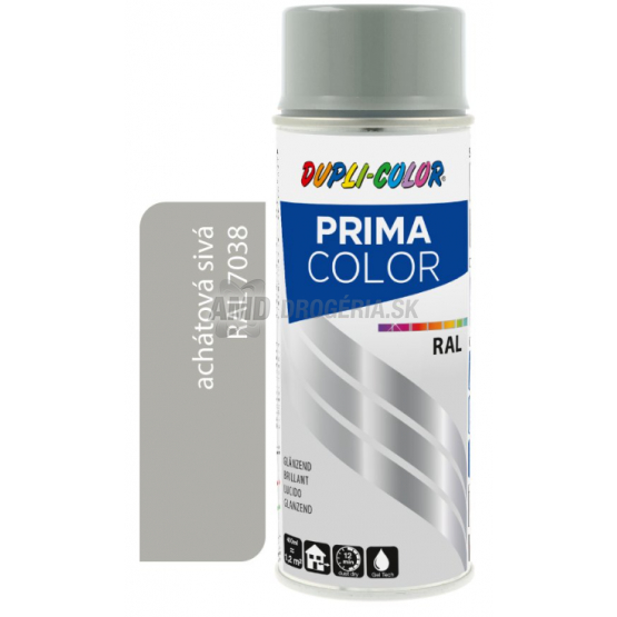 DUPLI COLOR PRIMA SPRAY RAL 7038 ACHATOVÁ SIVÁ 400ML LESK 