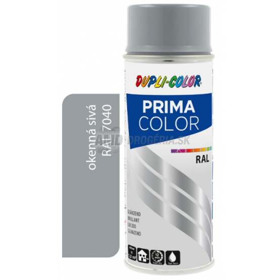 DUPLI COLOR PRIMA SPRAY RAL7040 OKENNÁ SIVÁ 400ML LESK 