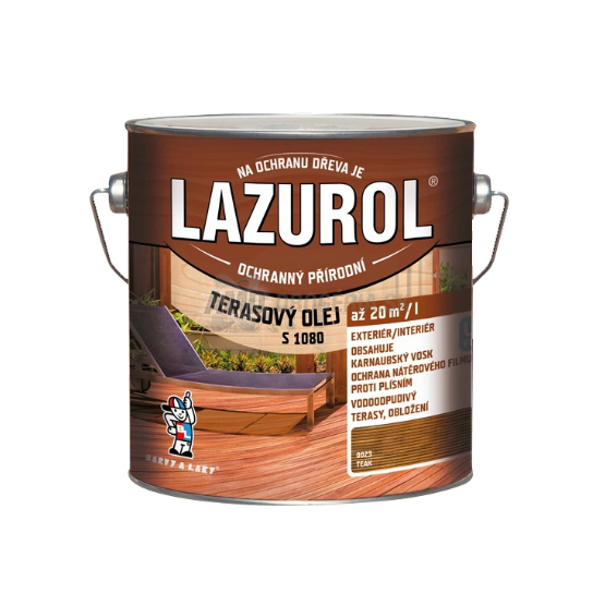 LAZUROL TERASOVÝ OLEJ  S1080 TEAK 2,5L