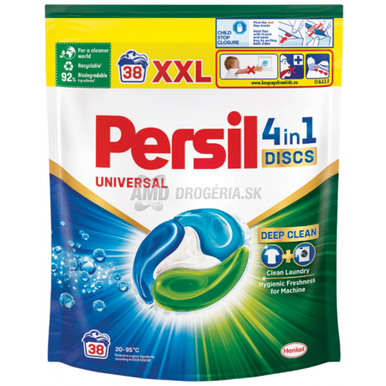 PERSIL TABLETY DISCS UNIVERSAL XXL  38KS