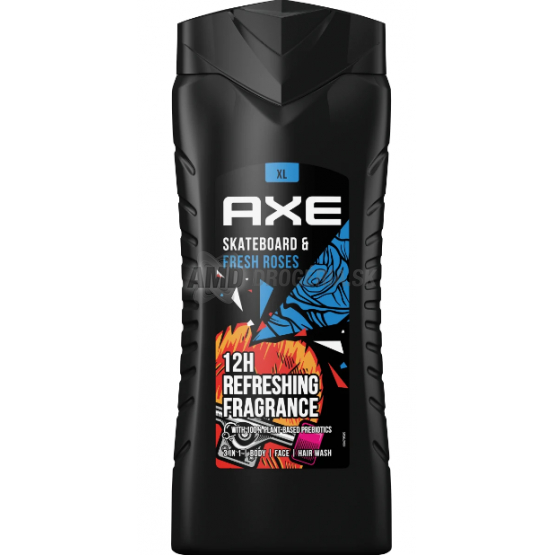 AXE SPRCHOVÝ GÉL SKATEBOARD FRESH ROSES 400ML 