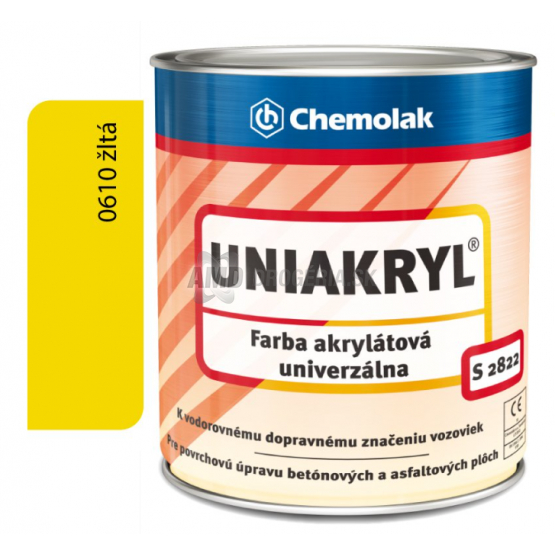 CHEMOLAK UNIAKRYL ŽLTÝ S2822/0610 0,75L 