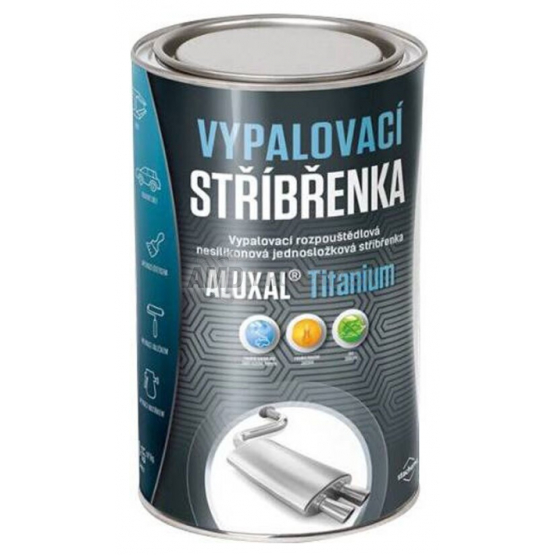 ALUXAL TITANIUM VYPAĽOVACIA STRIEBRENKA 100G 