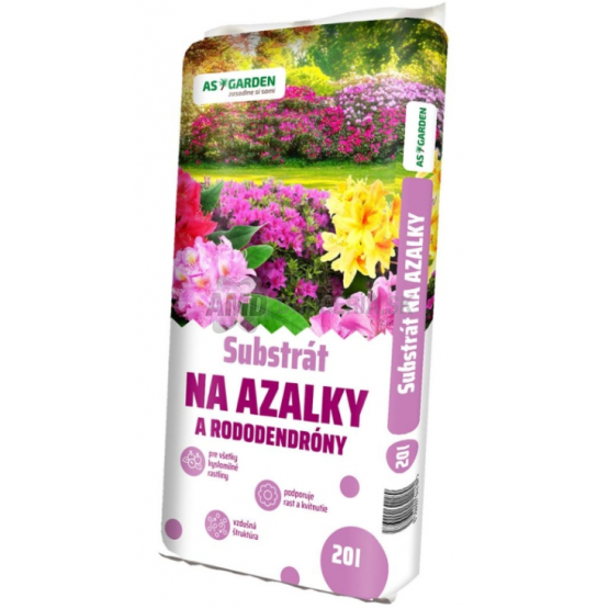 AS GARDEN SUBSTRÁT RODODENDRÓNY AZALKY 20L 