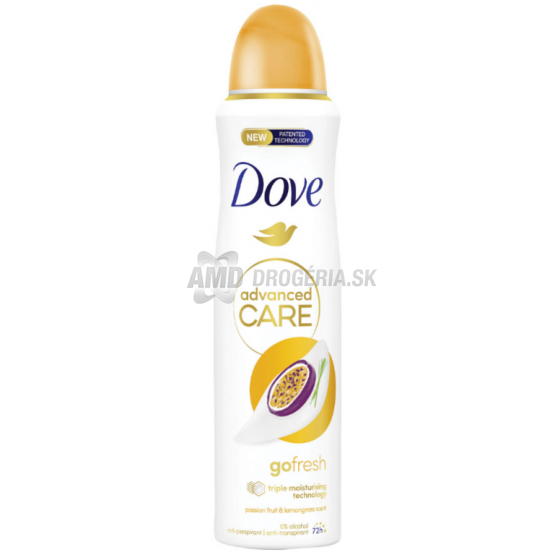 DOVE DEODORANT ADVANCED WOMEN MARACUJA 150ML 