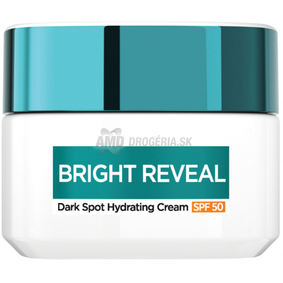 LOREAL PARIS KRÉM BRIGHT REVEAL HYDRATAČNÝ SPF50 PROTI TMAVÝM ŠKVRNÁM  50ML 