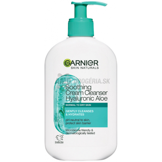 GARNIER ČISTIACI KRÉM  KYSELINA HYALURÓNOVÁ A ALOE VERA SKIN NATURALS 250ML 