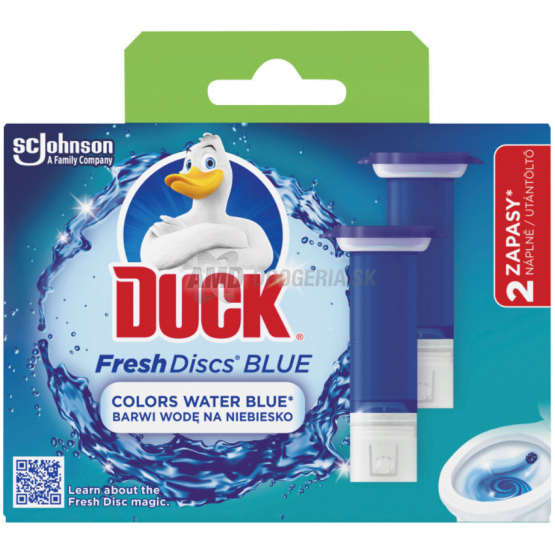 DUCK FRESH DISC BLUE NÁHRADNÁ NÁPLŇ 2 X 36ML 