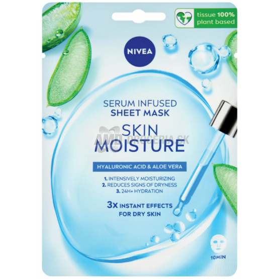 NIVEA MASKA HYDRATAČNÁ SKIN MOISTURE TEXTILNÁ 1KS