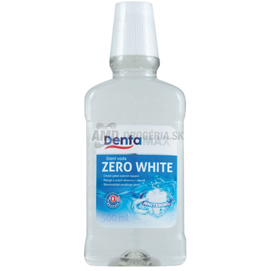 DENTAMAX ÚSTNA VODA ZERO WHITE 500ML 