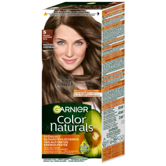 GARNIER COLOR NATURALS PERMANENTNÁ FARBA NA VLASY PRIRODZENÁ SVETLO HNEDÁ 5