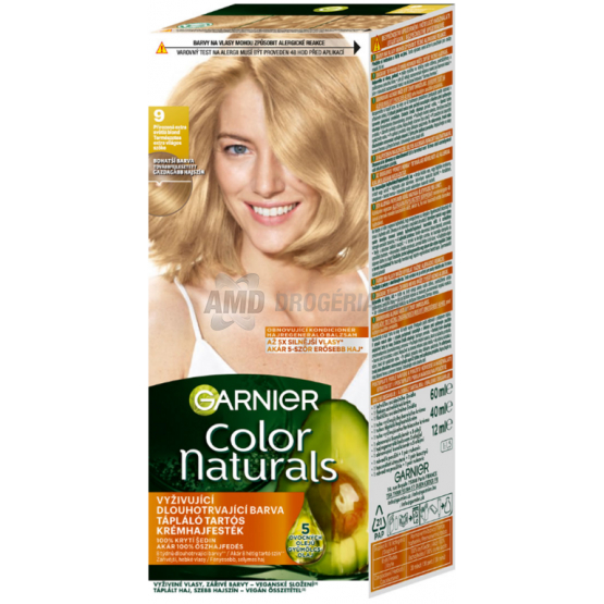 GARNIER COLOR NATURALS PERMANENTNÁ FARBA NA VLASY PRIRODZENÁ EXTRA SVETLÁ BLOND 9