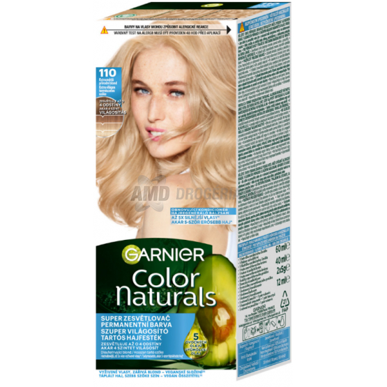 GARNIER COLOR NATURALS PERMANENTNÁ FARBA NA VLASY EXTRA SVETLÁ PRÍRODNÁ BLOND 110